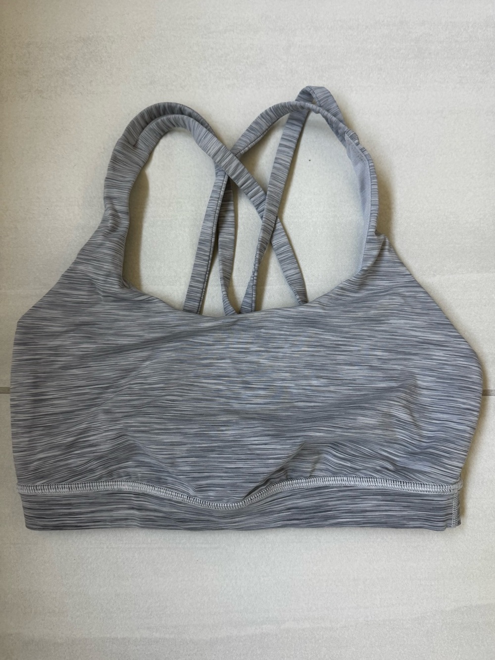 Lululemon Energy Bra, size 6, gray